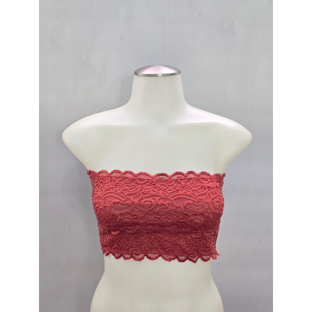 Love Tree Whimsy Romantic Boudoir Bridal Cottage Lingerie Lace Bandeau Small